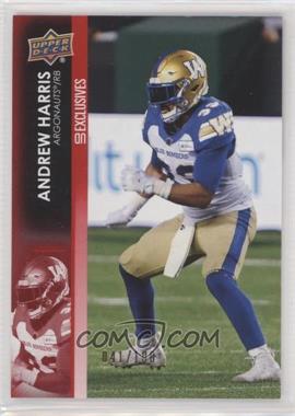 2022 Upper Deck CFL - [Base] - Exclusives #118 - Andrew Harris /100