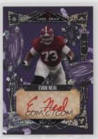 Evan Neal #/4