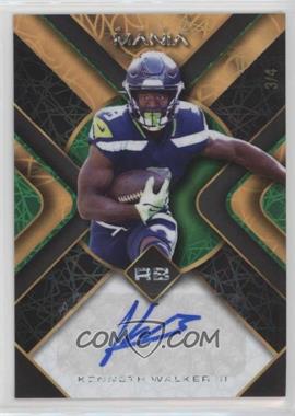 2022 Wild Card Auto Mania - Triangle Scribbles - Gold Lazers #AM-TH87 - Kenneth Walker III /4