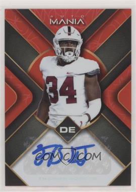 2022 Wild Card Auto Mania - Triangle Scribbles - Red Rainbow #AM-TH43 - Thomas Booker