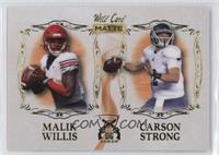 Malik Willis, Carson Strong