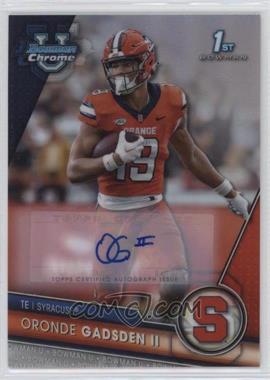 2023 Bowman University Chrome - Chrome Prospect Autographs - Refractor #162 - Oronde Gadsden II /499