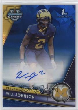 2023 Bowman University Chrome Sapphire Edition - Prospect Autographs #PA-WIL - Will Johnson