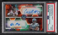 Drake Maye, Caleb Williams [PSA 9 MINT] #/25