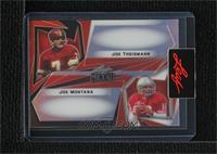 Joe Theismann, Joe Montana [Uncirculated] #/1