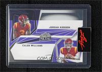 Jordan Addison, Caleb Williams [Uncirculated] #1/1