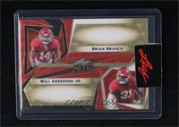 Brian Branch, Will Anderson Jr. [Uncirculated] #/1