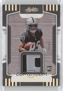 2023 Panini Absolute - Absolute Rookie Materials - Holo Silver #ARM-30 - Tre Tucker /49