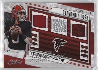 2023 Panini Absolute - Tools of the Trade Triple #TOTT-DR - Desmond Ridder /249