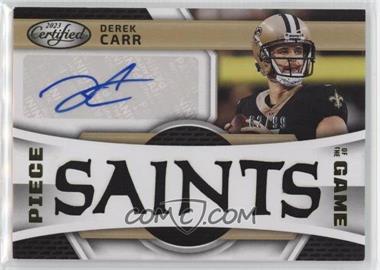 2023 Panini Certified - Piece of the Game Signatures #PGS-DC - Derek Carr /99