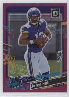 2023 Panini Donruss - [Base] - Optic Preview Pink Prizm #367 - Rated Rookie - Jaren Hall