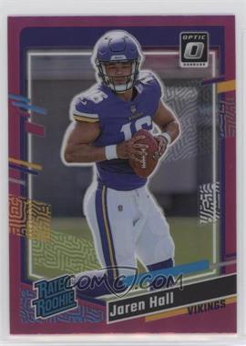 2023 Panini Donruss - [Base] - Optic Preview Pink Prizm #367 - Rated Rookie - Jaren Hall