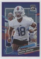 Rated Rookie - Justin Shorter [Poor to Fair] #/50