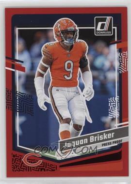 2023 Panini Donruss - [Base] - Press Proof Red #54 - Jaquan Brisker