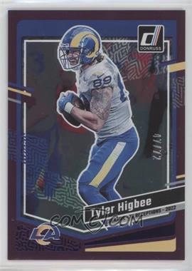 2023 Panini Donruss - [Base] - Season Stat Line #170 - Tyler Higbee /72