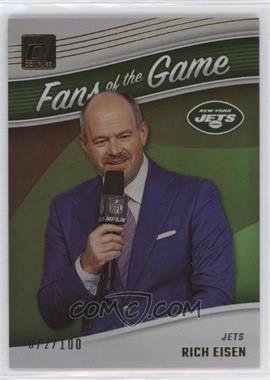 2023 Panini Donruss - Fans of the Game - Holo #FG-RE - Rich Eisen /100