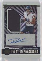 First Impressions Autographed Memorabilia - Roschon Johnson #/399