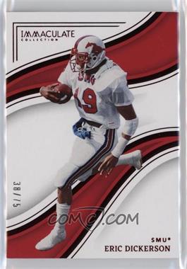 2023 Panini Immaculate Collection Collegiate - [Base] - Ruby #16 - Eric Dickerson /75