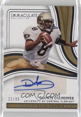 2023 Panini Immaculate Collection Collegiate - College Greats Signatures #CGS-DC - Daunte Culpepper /99