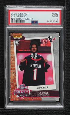 2023 Panini Instant NFL - NFL Draft Night #DN2 - C.J. Stroud /2725 [PSA 9 MINT]