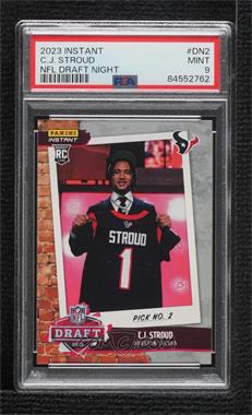 2023 Panini Instant NFL - NFL Draft Night #DN2 - C.J. Stroud /2725 [PSA 9 MINT]