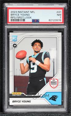 2023 Panini Instant NFL RPS First Look - [Base] #41 - Bryce Young /2812 [PSA 7 NM]
