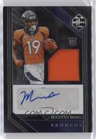 Rookie Patch Autographs - Marvin Mims [EX to NM] #/99