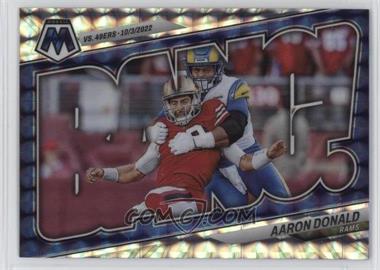 2023 Panini Mosaic - Bang! - Mosaic Prizm #B-AD - Aaron Donald