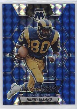 2023 Panini Mosaic - [Base] - Blue Mosaic Prizm #141 - Henry Ellard /99