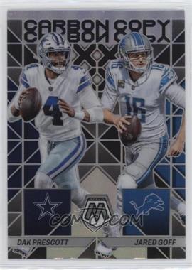 2023 Panini Mosaic - Carbon Copy - Silver Prizm #CC-8 - Dak Prescott, Jared Goff