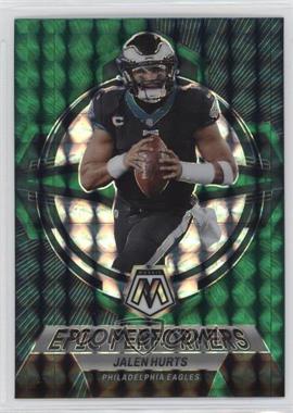 2023 Panini Mosaic - Epic Performers - Green Mosaic Prizm #EP-JHT - Jalen Hurts