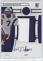 College Material Signatures - Kayshon Boutte #/5