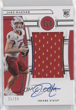 2023 Panini National Treasures Collegiate - [Base] #CMS-JAH - College Material Signatures - Jake Haener /99