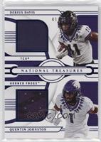 Derius Davis, Quentin Johnston #/75