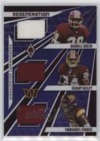 Darrell Green, Champ Bailey, Emmanuel Forbes #/50