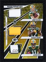 Jordy Nelson, Davante Adams, Jayden Reed #/35