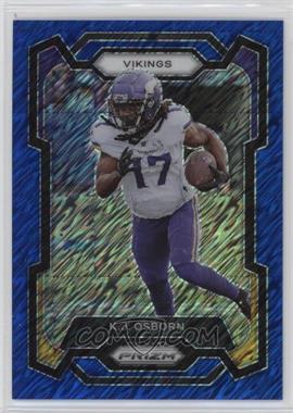 2023 Panini Prizm - [Base] - Blue Shimmer Prizm #194 - K.J. Osborn /25