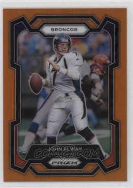 2023 Panini Prizm - [Base] - Orange Prizm #89 - John Elway /249