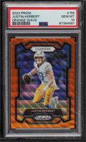 Justin Herbert [PSA 10 GEM MT] #/60