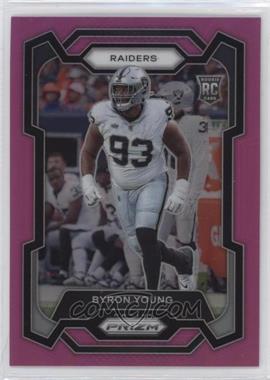 2023 Panini Prizm - [Base] - Pink Prizm #355 - Rookies - Byron Young