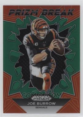 2023 Panini Prizm - Prizm Break - Green Prizm #PB-1 - Joe Burrow