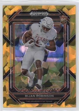 2023 Panini Prizm Draft Picks - [Base] - Gold Ice Prizm #115 - Bijan Robinson