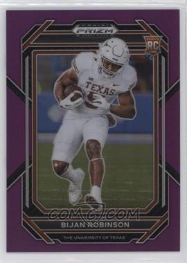 2023 Panini Prizm Draft Picks - [Base] - Purple Prizm #115 - Bijan Robinson /75