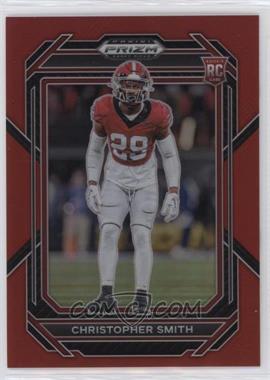 2023 Panini Prizm Draft Picks - [Base] - Red Prizm #168 - Christopher Smith /299