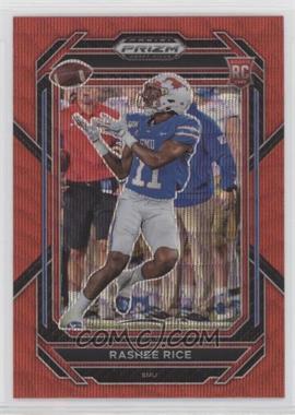 2023 Panini Prizm Draft Picks - [Base] - Ruby Wave Prizm #142 - Rashee Rice