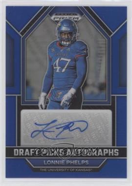 2023 Panini Prizm Draft Picks - Draft Picks Autographs - Blue Prizm #DPA-LOP - Lonnie Phelps /149