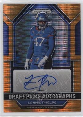 2023 Panini Prizm Draft Picks - Draft Picks Autographs - Orange Pulsar Prizm #DPA-LOP - Lonnie Phelps /49