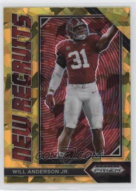 2023 Panini Prizm Draft Picks - New Recruits - Gold Ice Prizm #NR-7 - Will Anderson Jr.