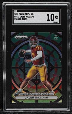 2023 Panini Prizm Draft Picks - Stained Glass #SG-12 - Caleb Williams [SGC 10 GEM]