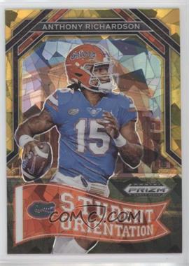 2023 Panini Prizm Draft Picks - Student Orientation - Gold Ice Prizm #SO-4 - Anthony Richardson